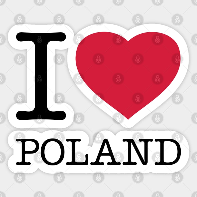 I LOVE POLAND Sticker by eyesblau